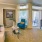 Living room open to dining space and outdoor patio